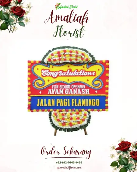 Sewa Papan Bunga Ballroom Wedding Puncak